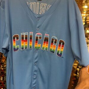 Chicago  cubs pride Blue Jersey